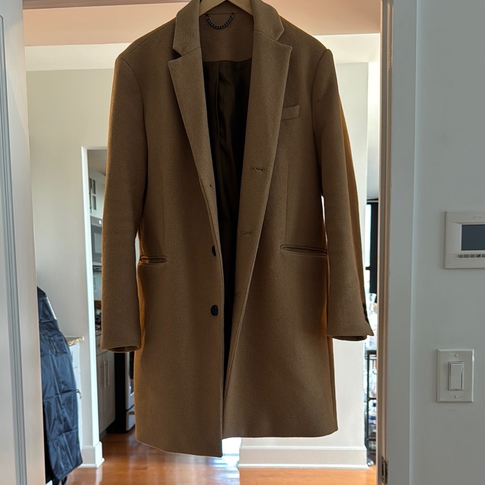Topman Tan Trench Coat Classic Style